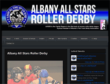 Tablet Screenshot of albanyallstars.com